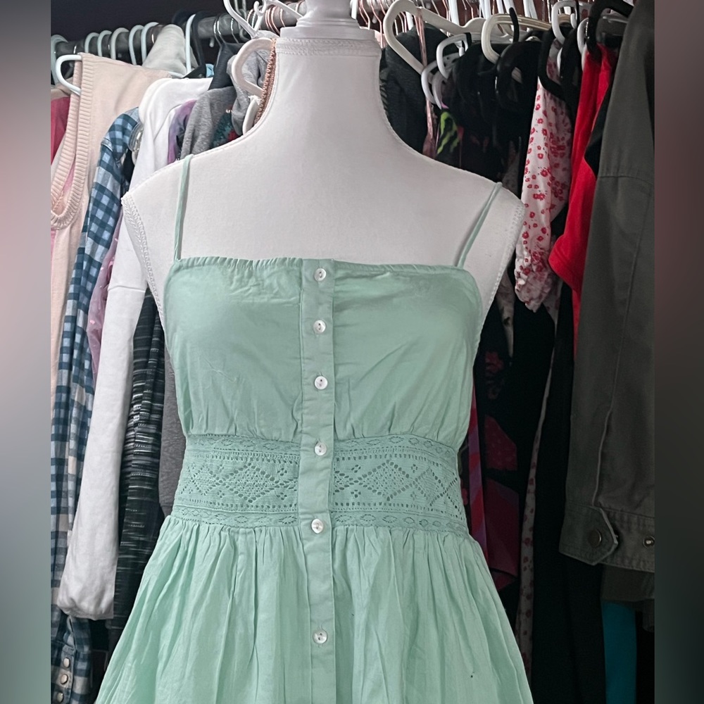 mint green summer dress